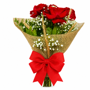Buquê 03 Rosas Colombianas - Doce Amor