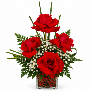 Arranjo de 04 Rosas Colombianas - Encanto