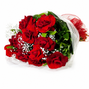 Buquê de 12 Rosas Colombianas - Glamour