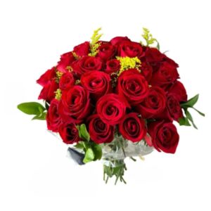 Buquê Elegante de 36 Rosas