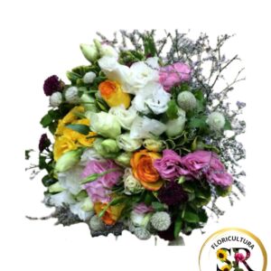 🤍💐 Buquê de Noiva – Lisianthus e Rosas 💐🤍
