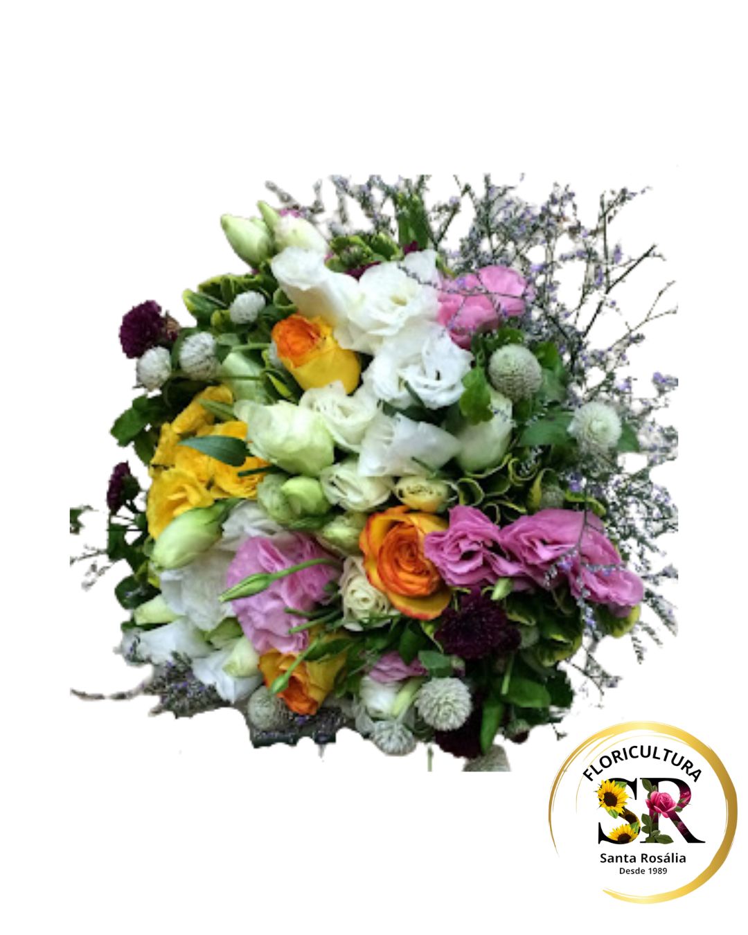 đ€đ BuquĂȘ de Noiva â Lisianthus e Rosas đđ€