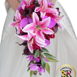 💐🌸 Buquê de Noiva – Lírios e Orquídeas 🌸💐