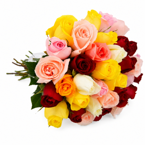 Buquê de 36 Rosas Mistas – Cores que Encantam