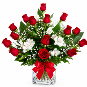 Arranjo Floral 24 Rosas - O amor é incrível