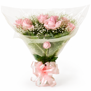 Buquê de Rosas Cor de Rosa