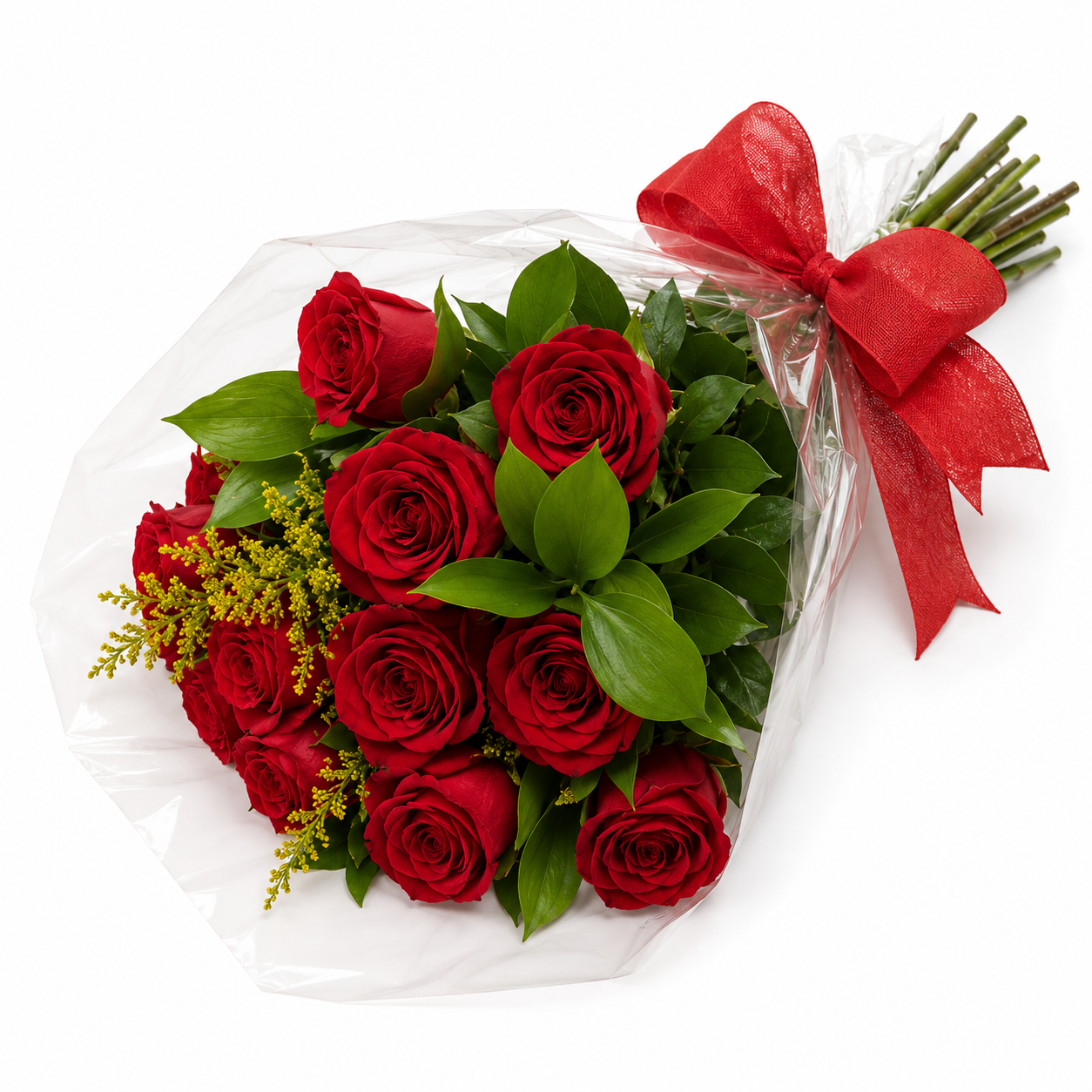 Buquê de 12 Rosas Vermelhas – Amor e Paixão