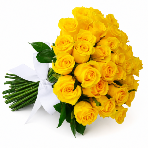 Buquê de 36 Rosas Amarelas – Alegria e Carinho