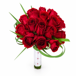 Buquê de Noivas de Rosas Vermelhas